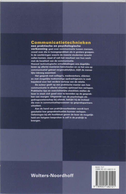 Communicatietechnieken achterkant