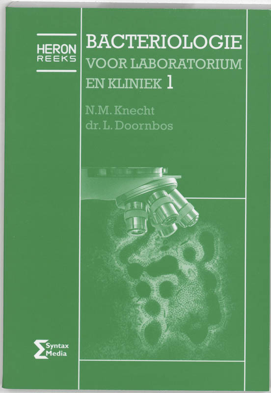 boekenbalie_9789077423424_cover Bacteriologie voor laboratorium en kliniek / 1 / Heron-reeks