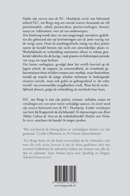 Een kinderoog achterkant
