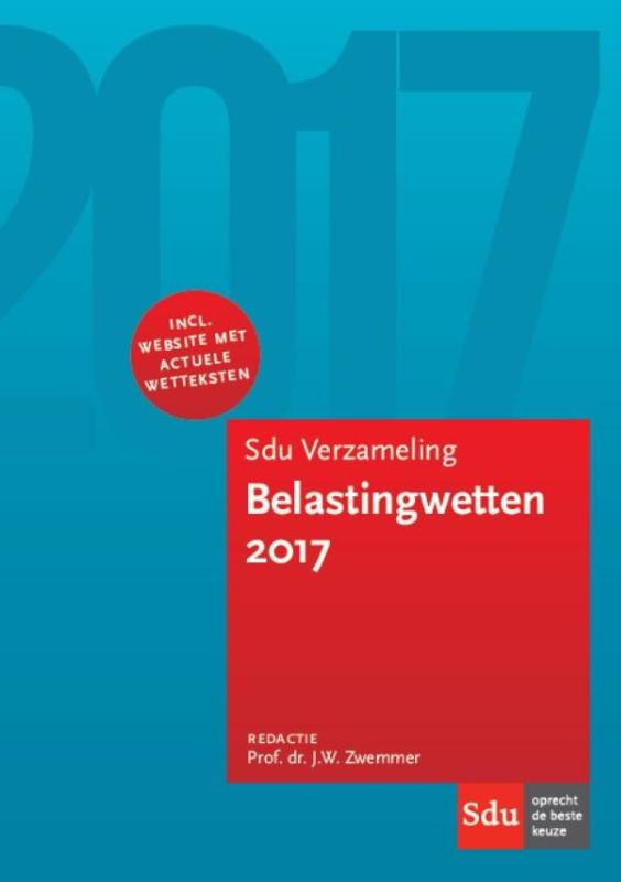 Sdu Verzameling Belastingwetten / 2017 / Educatieve wettenverzameling