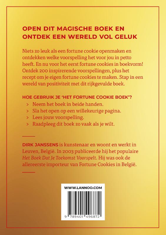 Het Fortune Cookie Boek achterkant