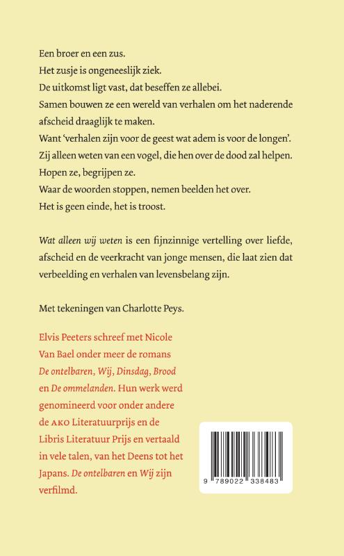 Wat alleen wij weten achterkant