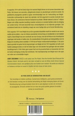 De verkrachting van Belgie achterkant