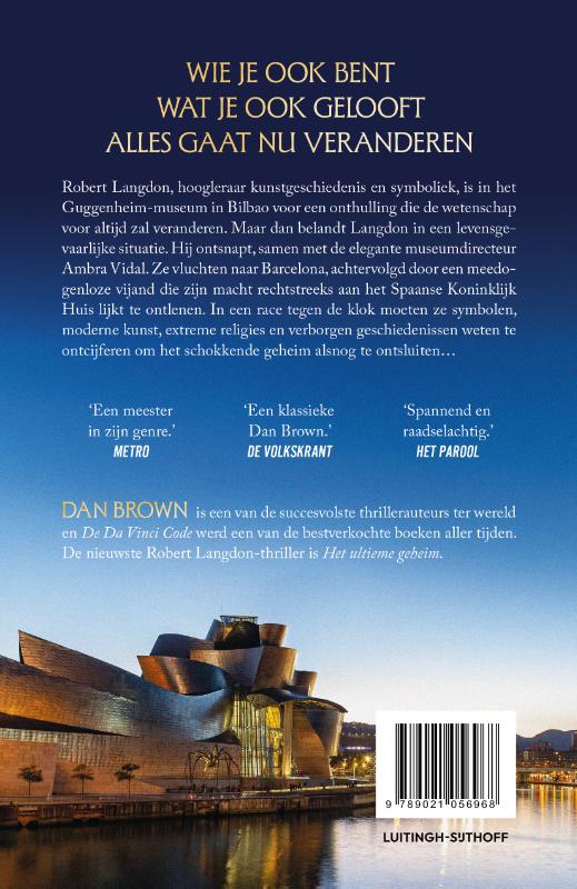Oorsprong / Robert Langdon / 5 achterkant