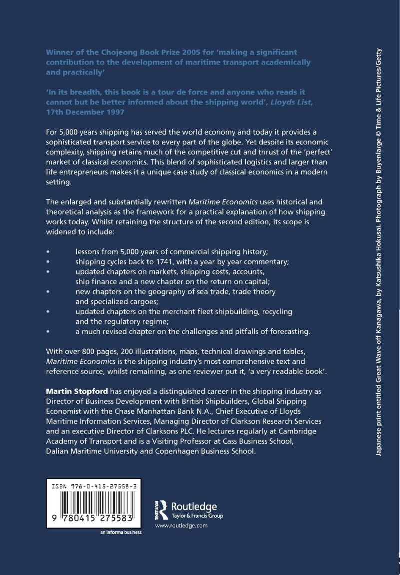 Maritime Economics 3e achterkant