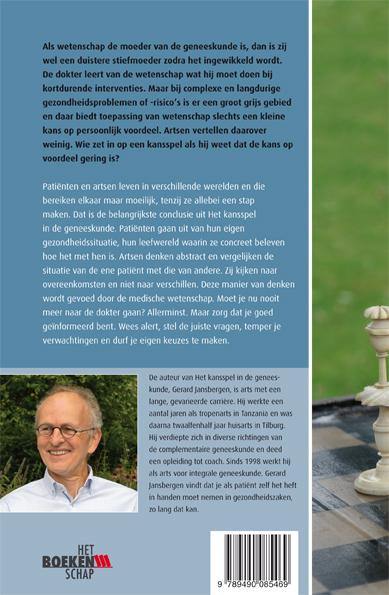 Het kansspel in de geneeskunde achterkant