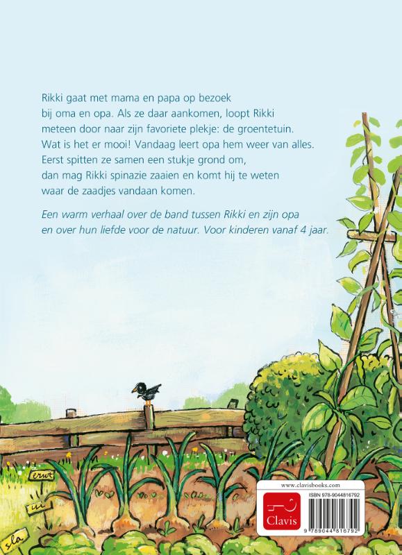 Rikki - Rikki en de tuin van opa achterkant