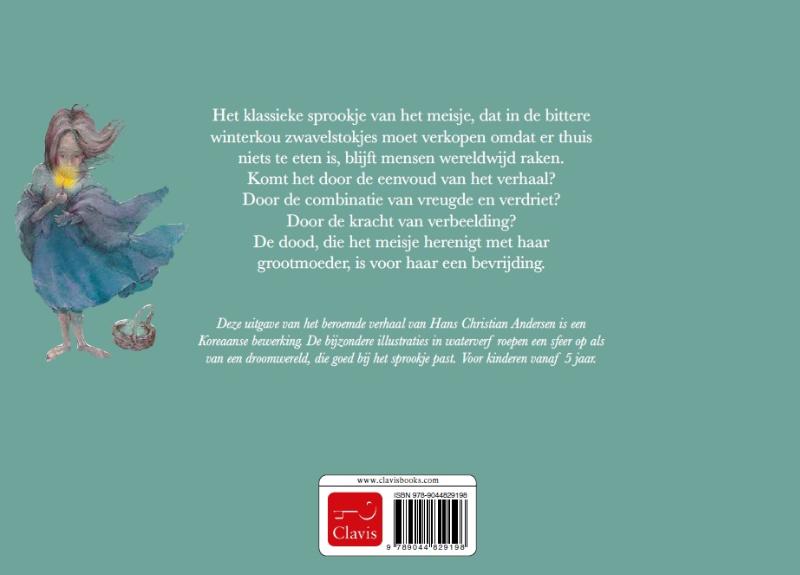 Het meisje met de zwavelstokjes achterkant
