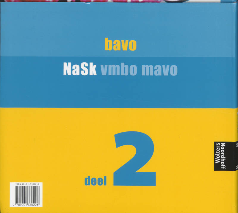 Pulsar NaSk 2 vmbo/mavo Leerlingenboek achterkant