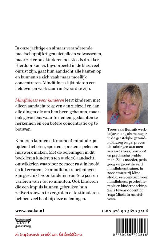 Mindfulness voor kinderen achterkant