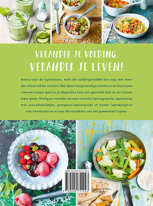 Koken met lupine / Veggie & Vegan achterkant