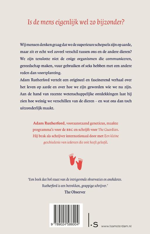 Het boek over de mensheid achterkant