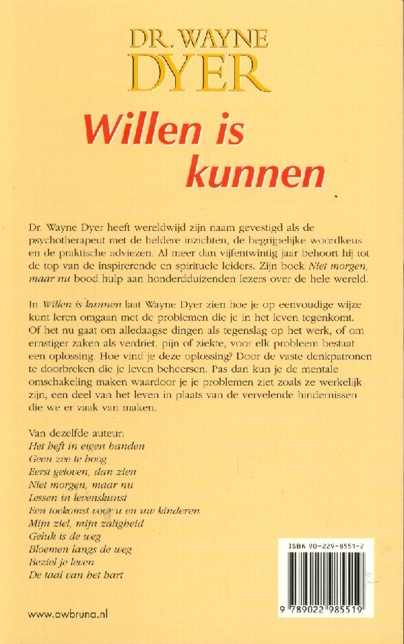 Willen is kunnen achterkant