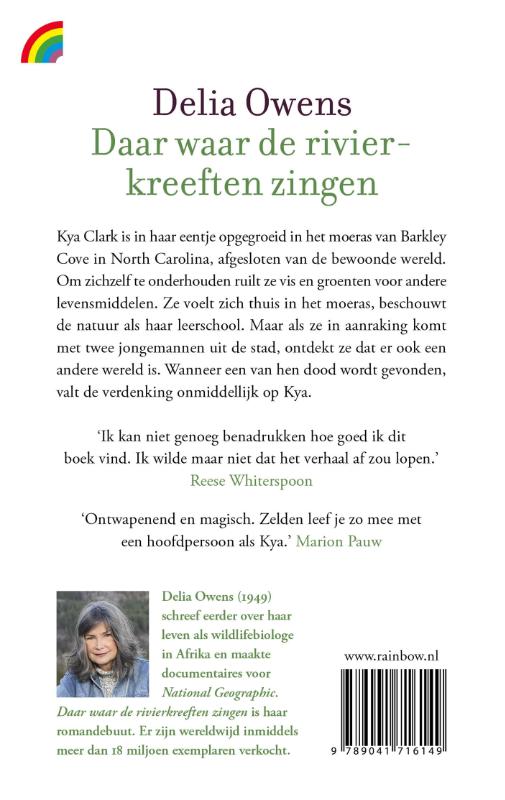 Daar waar de rivierkreeften zingen achterkant