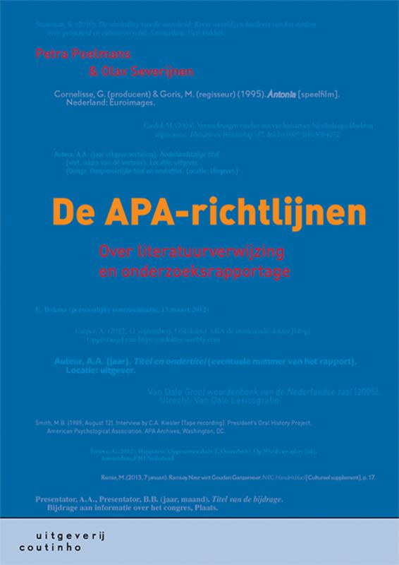 Petra Poelmans De Apa-richtlijnen