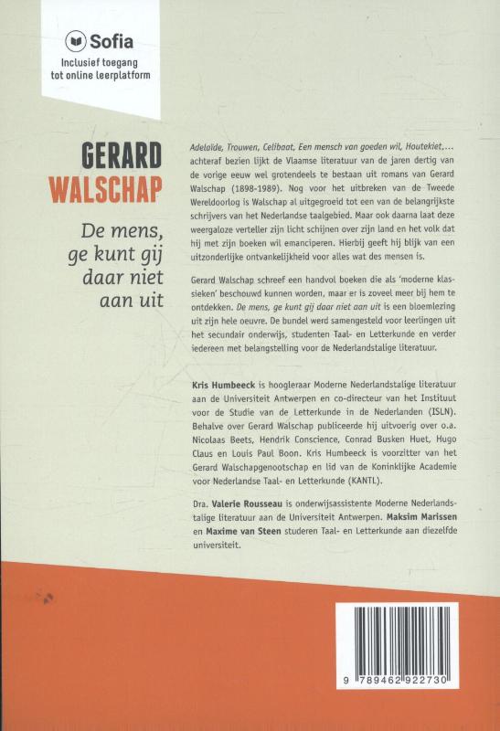 De mens, ge kunt gij daar niet aan uit De mens, ge kunt gij daar niet aan uit achterkant