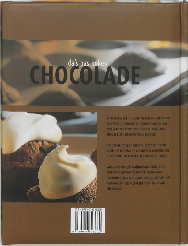 Chocolade / Da's pas koken Chocolade / Da's pas koken achterkant