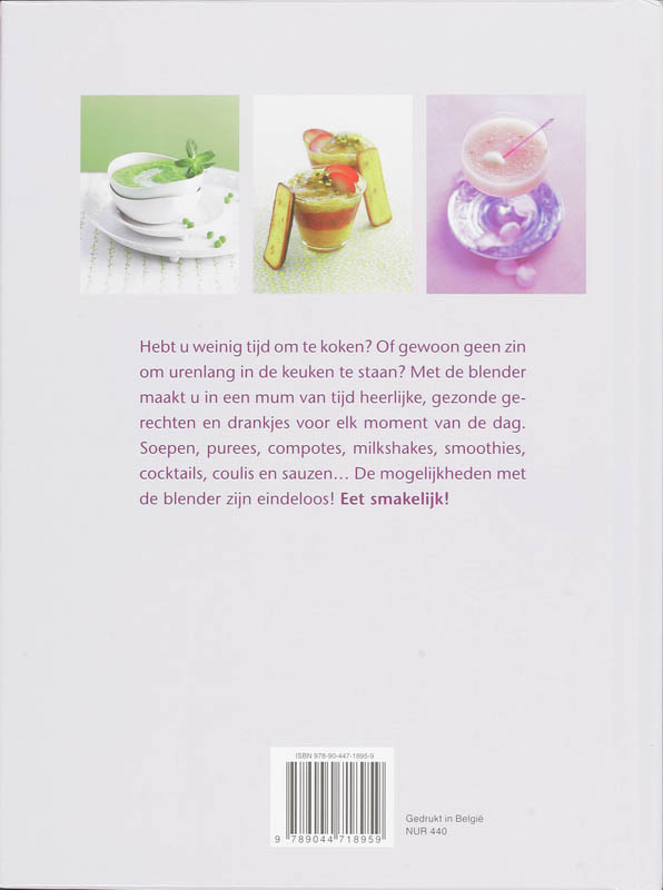 Heerlijke recepten voor de blender achterkant