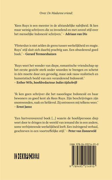 De Madurese vriend / De randgebieden / 4 achterkant