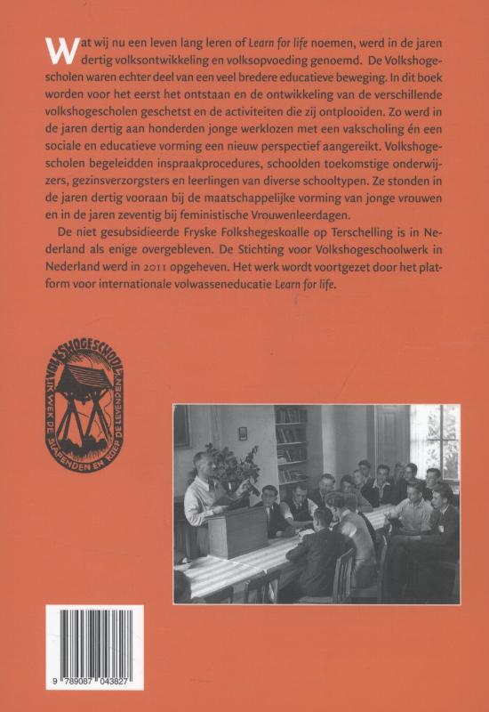 De Volkshogeschool in Nederland 1925-2010 achterkant