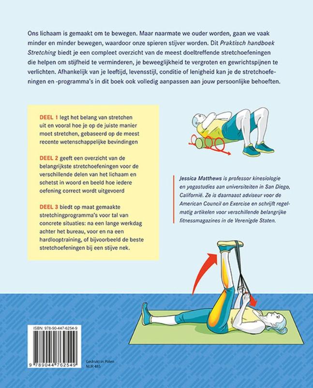 Praktisch handboek stretching achterkant