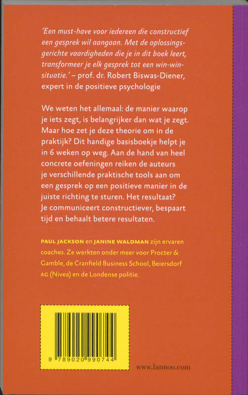 Positief communiceren in 6 weken achterkant