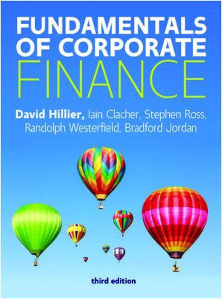 Fundamentals of Corporate Finance