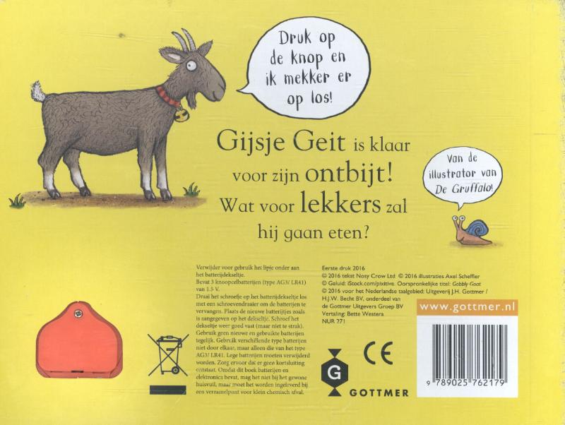 Gijsje Geit Gijsje Geit achterkant