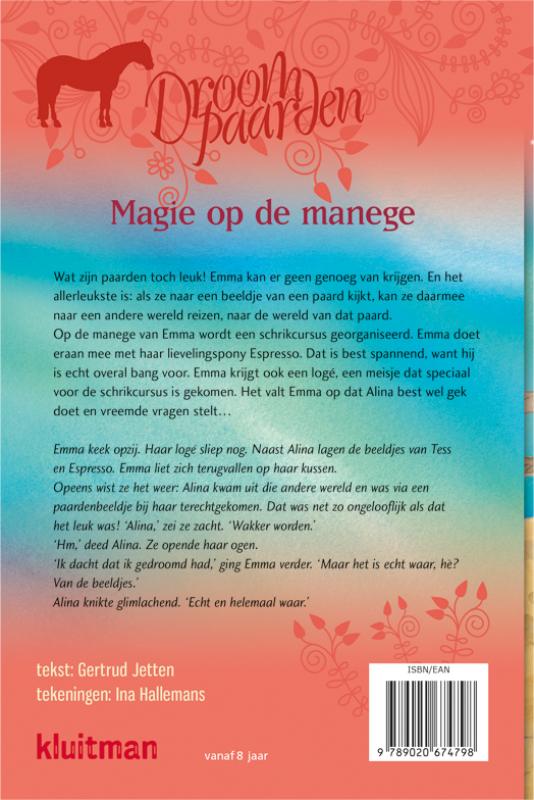Magie op de manege / Droompaarden Magie op de manege / Droompaarden achterkant
