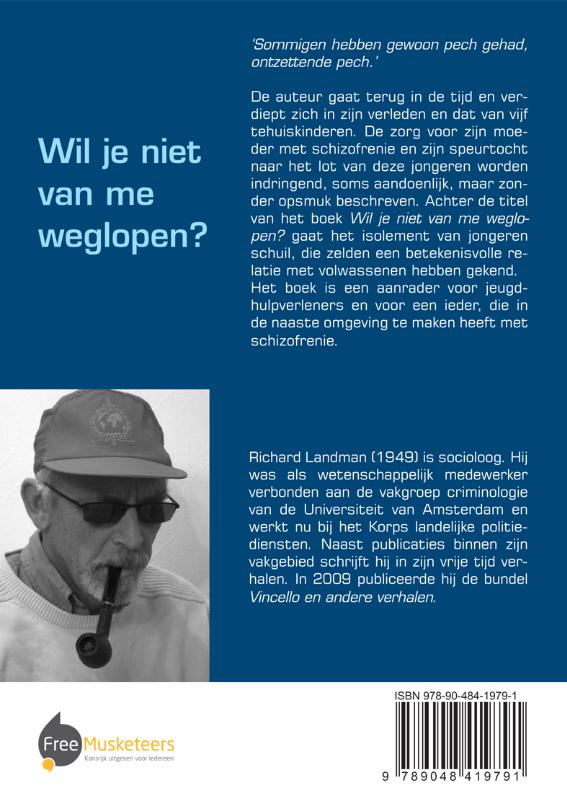 Wil je niet van me weglopen? achterkant