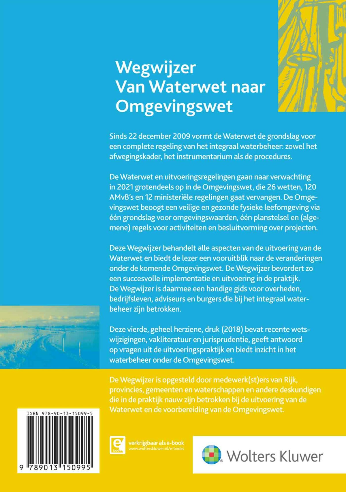 Wegwijzer van Waterwet naar Omgevingswet 2018 / - achterkant