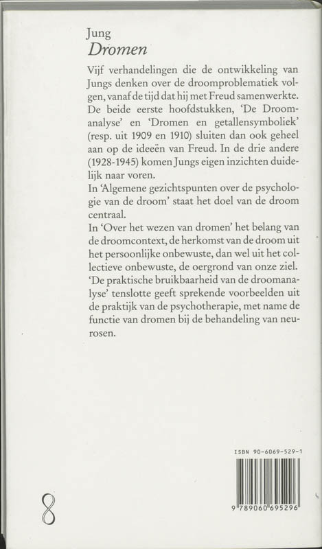 Dromen / De kleine Jung-bibliotheek achterkant