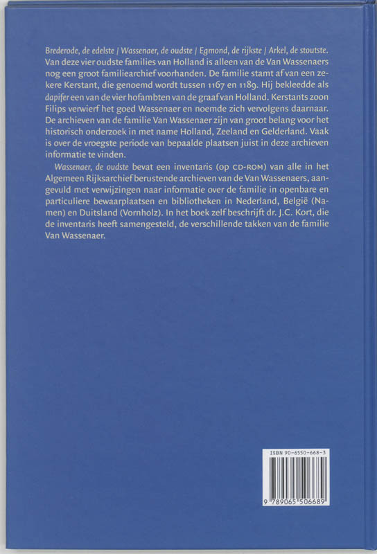 Wassenaer, de oudste achterkant