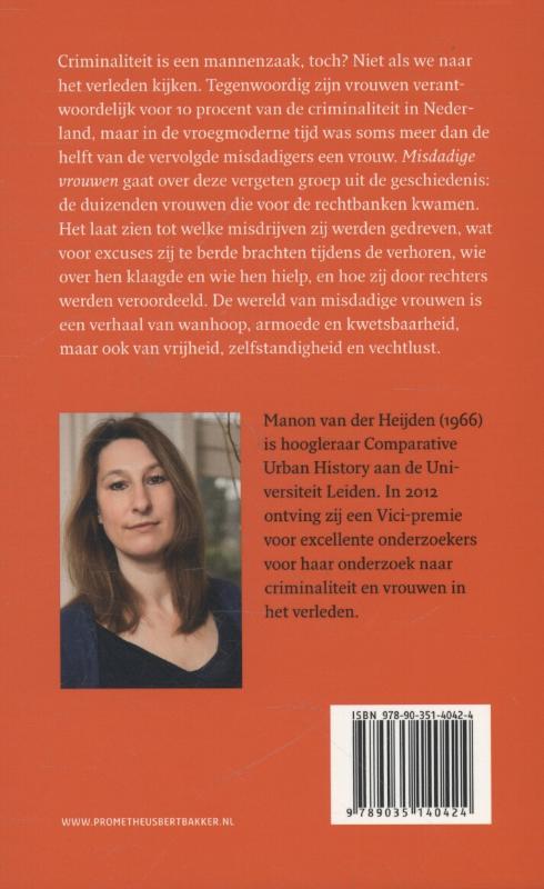 Misdadige vrouwen achterkant