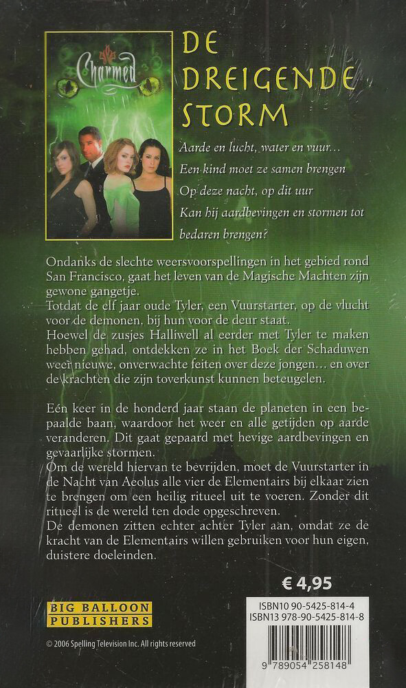 De dreigende storm / Charmed pockets / 15 achterkant