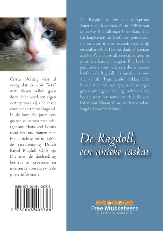 De Ragdoll, een unieke raskat achterkant