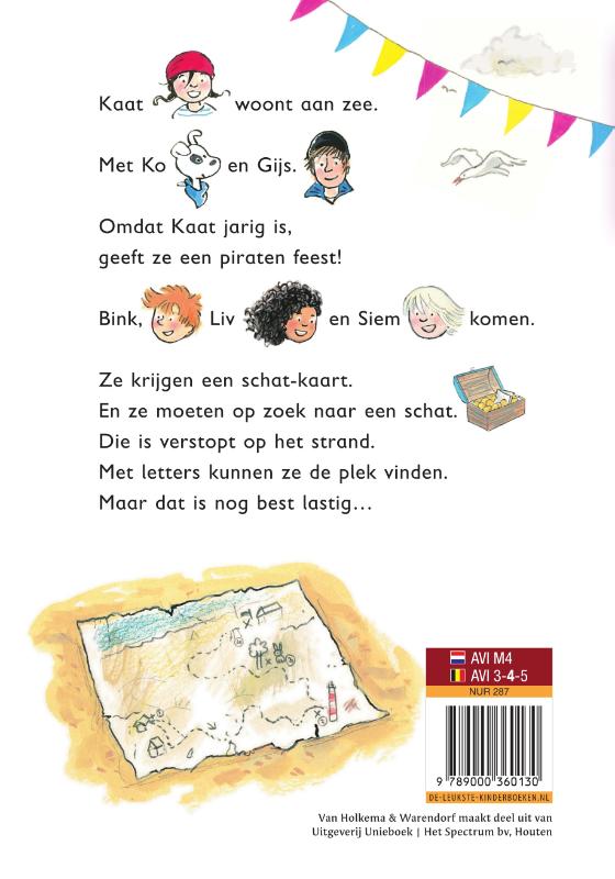 Kaat en Ko 3 -   Kaat en Ko op zoek naar de schat achterkant