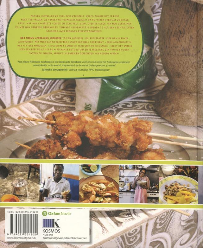 Het nieuw Afrikaans Kookboek achterkant