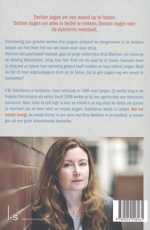 Wat het duister brengt Wat het duister brengt achterkant