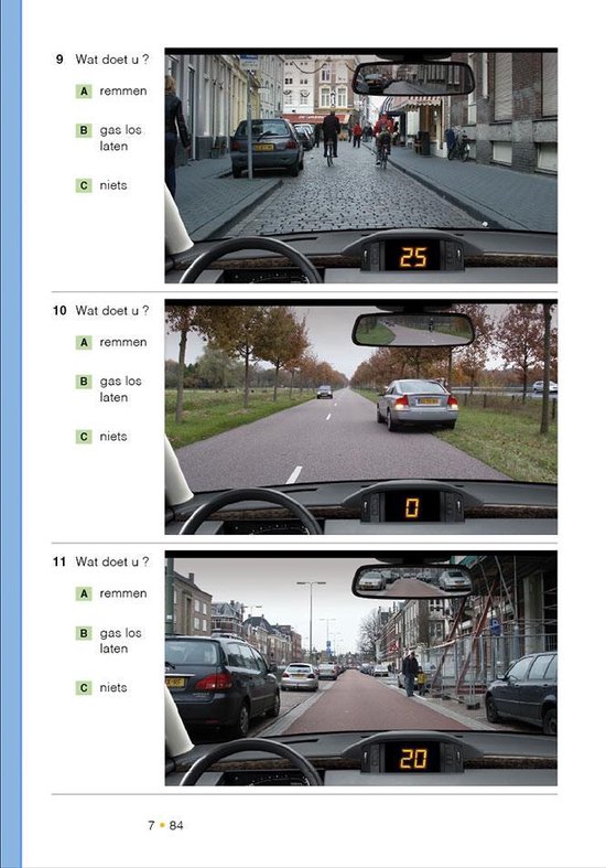Theorie examen rijbewijs B 535 vragen personenauto Examentraining - 36e druk januari 2017
