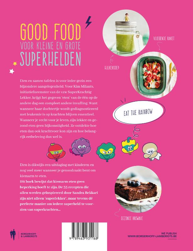 Good food voor kleine en grote superhelden achterkant