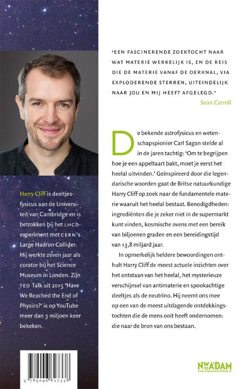 Op zoek naar het recept van het universum achterkant