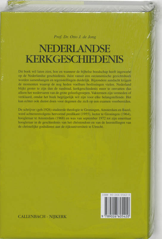 Nederlandse Kerkgeschiedenis achterkant