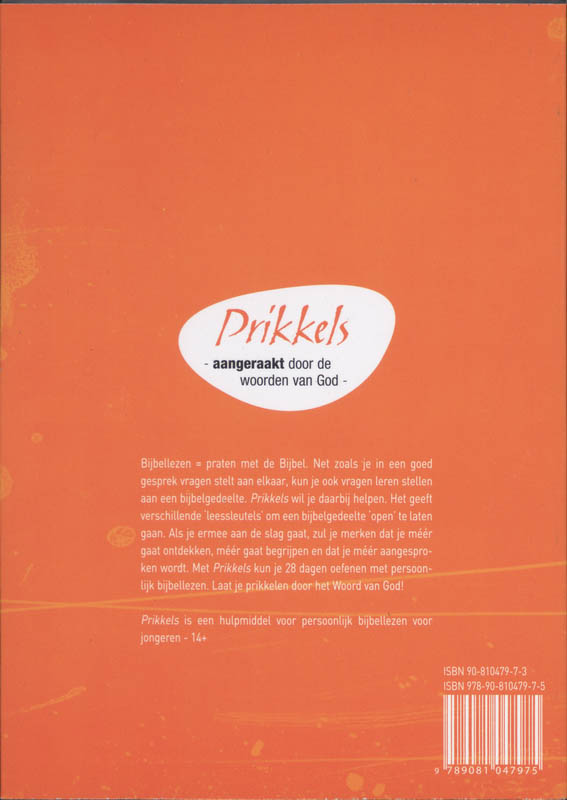 Prikkels Prikkels achterkant