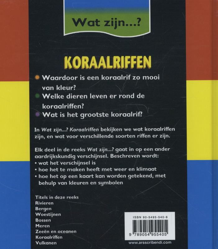 Wat zijn....?  -   Koraalriffen achterkant