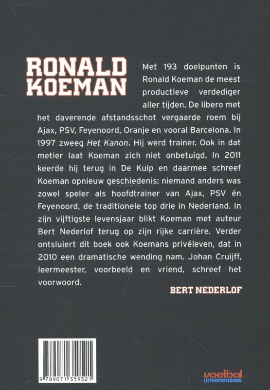 Ronald Koeman achterkant