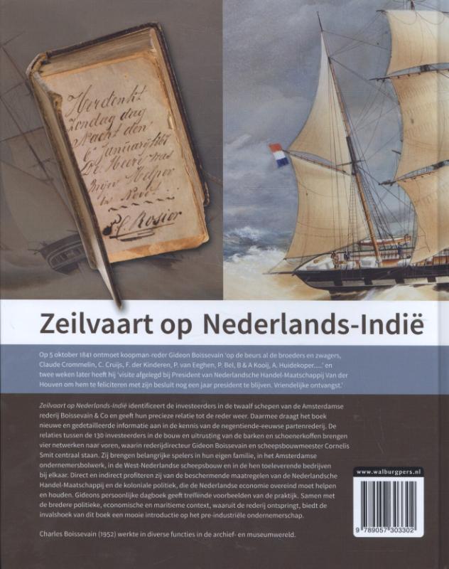 Zeilvaart op Nederlands-Indië achterkant
