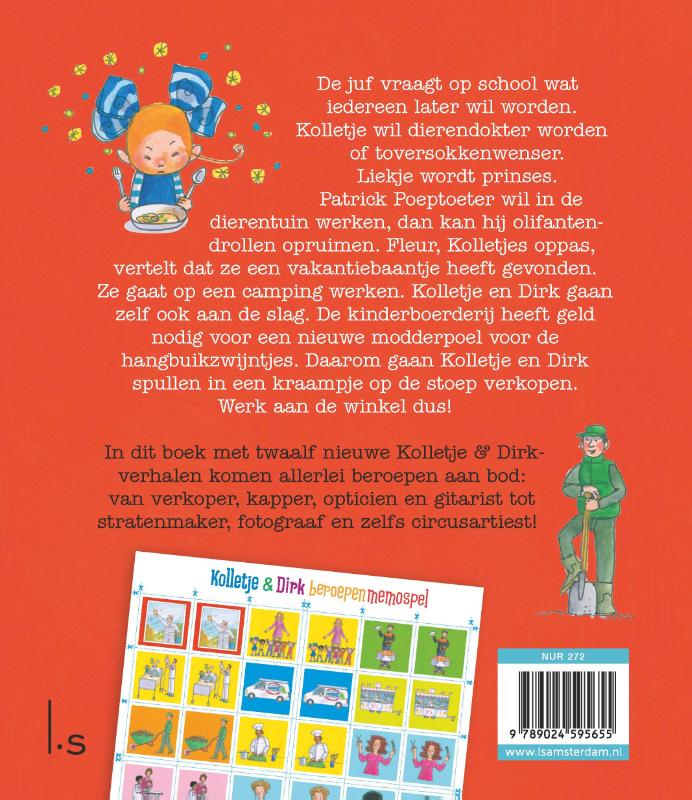 Werk aan de winkel / Kolletje en Dirk achterkant