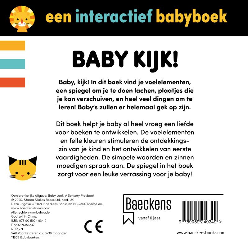 Baby kijk! achterkant