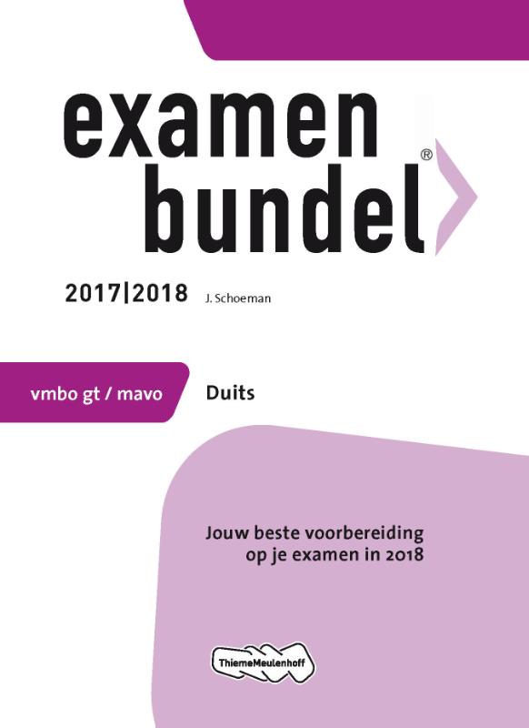 Examenbundel vmbo-gt/mavo Duits 2017/2018
